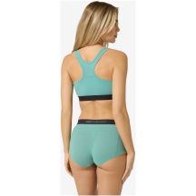 Bokserki sportowe damskie SUPER.NATURAL W Tundra175 Boyfriend Hipster zielone