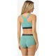 Bokserki sportowe damskie SUPER.NATURAL W Tundra175 Boyfriend Hipster zielone