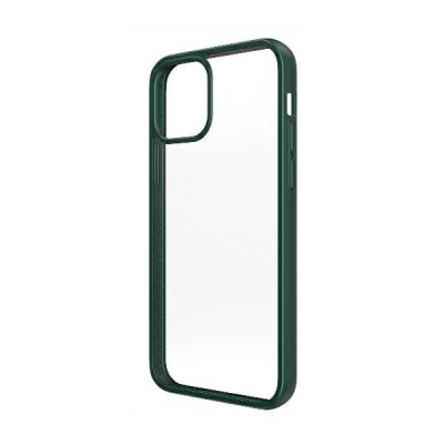 4. Etui PanzerGlass ClearCase na iPhone 12 Pro Max - przezroczysto-zielone