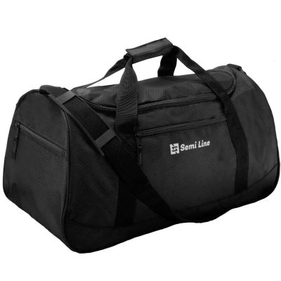 3. TORBA SPORTOWA A3043 CZARNA SEMI LINE