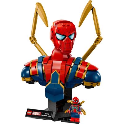 3. LEGO Marvel Super Heroes 76326 Popiersie Iron Spider-Mana