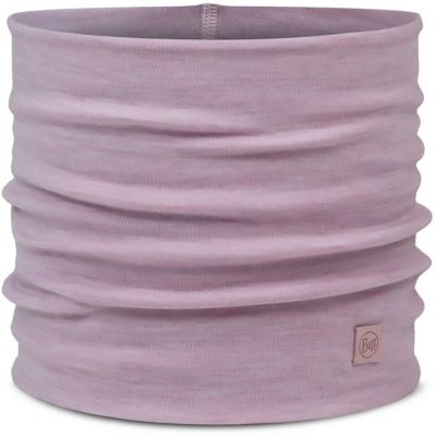 Bandana BUFF MERINO HEAVYWEIGHT NECK WARMER SOLID LILAC SAND