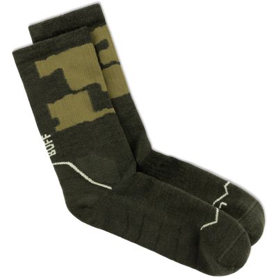 2. Skarpetki Buff THERMONET® CREW SOCKS TC OLIVE GREEN L