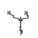 21. Neomounts DS60-425BL2 uchwyt / stojak do monitorów 68,6 cm (27") Biurko Czarny