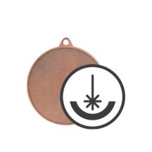 Medal stalowy grawerowany laserem- RMI