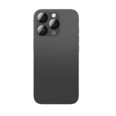 2. Szkło hartowane AMAZINGTHING Aviation-Grade Alloy Lens na wyspę aparatu do iPhone 16 Pro / 16 Pro Max - czarne