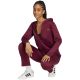 8. Dres damski adidas Essentials Linear bordowy KQ7588