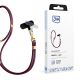 Smycz do smartfona 3mk EasyClip Elite - bordowa
