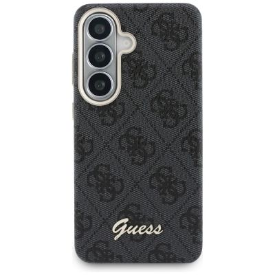 3. Etui Guess 4G Script MagSafe na Samsung Galaxy S26 - czarny