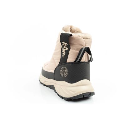 5. Lee Cooper buty sportowe damskie zimowe trekkingowe ocieplane beżowe czarne