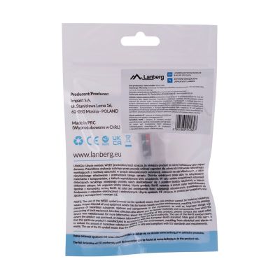 5. Moduł keystone do puszki montażowej Lanberg KSU6-1090 (kat. 6)