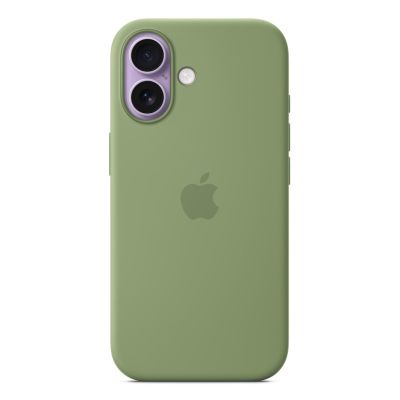 2. Silikonowe etui Apple do iPhone'a 17 z MagSafe (jasnozielone mech)