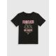 6. T-shirt regular z nadrukiem dziewczęcy 4F 4FJRAW26TTSHF4240-20S