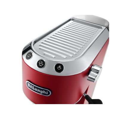 3. Ekspres kolbowy DeLonghi Dedica Style EC 685.R (1300W; kolor czerwony)