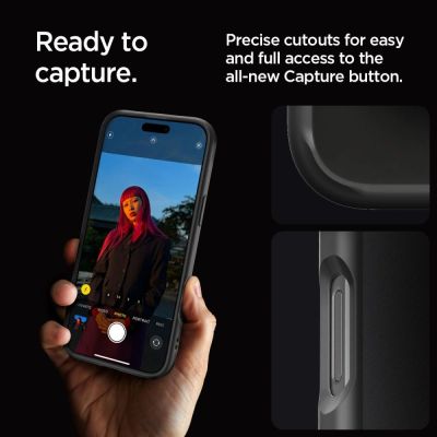 11. Etui Spigen Ultra Hybrid na iPhone 16 Pro Max - czarne