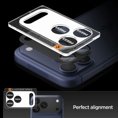 6. Szkło na obiektyw Spigen Optik Pro XL na iPhone 17 Pro Max - czarne