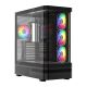 2. MODECOM OBUDOWA VOLCANO AQ 100 ARGB MIDI CZARNA