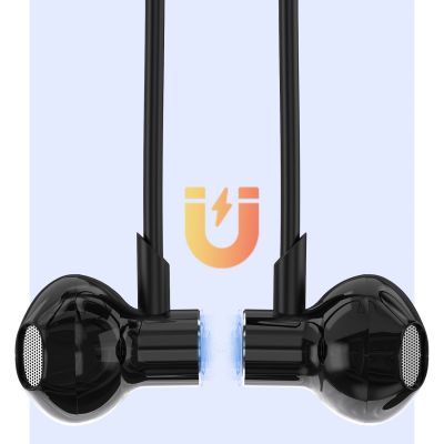 10. Słuchawki bezprzewodowe Dudao U5 Max Bluetooth z pałąkiem na szyję - czarne