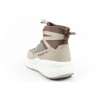 5. Lee Cooper buty sportowe sneakersy damskie modne wygodne za kostkę beżowe