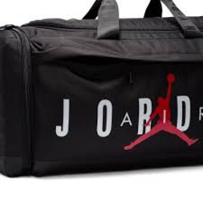 3. Torba sportowa na trening Air Jordan czarna JAM VELOCITY DUFFLE - LM0920-023