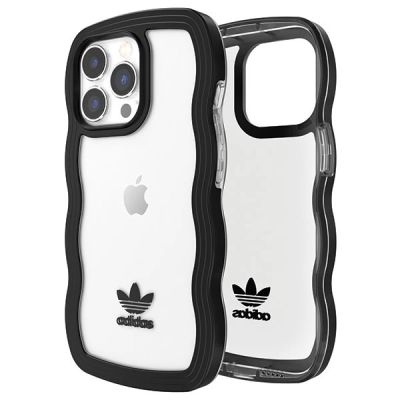 8. Etui Adidas OR Wavy Case na iPhone 13 Pro / iPhone 13 - czarno-przezroczyste