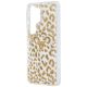 6. Etui Guess IML Leopard Print Triangle MagSafe na Samsung Galaxy S26 Ultra - brązowe