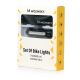 6. Zestaw lampek rowerowych Wozinsky WSBLB2 przednia (400 lm) USB-C i tylna USB micro - czarny