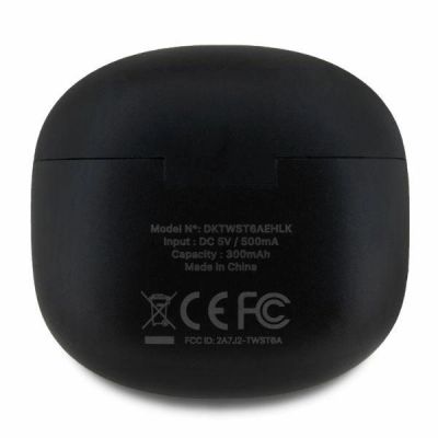 4. DKNY słuchawki TWS BT Satiny Finish - czarne