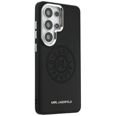 4. Etui Karl Lagerfeld Perforated KL MagSafe na Samsung Galaxy S26 Ultra - czarne