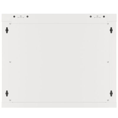 12. Szafa instalacyjna Rack wisząca 19" 9U 600x450 szara drzwi metalowe LANBERG (Flat Pack)