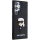 4. Etui Karl Lagerfeld 3D Rubber Ikonik na Samsung Galaxy S24 Ultra - czarne