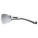 2. Okulary rowerowe UVEX Equate, white matt/mir.silver
