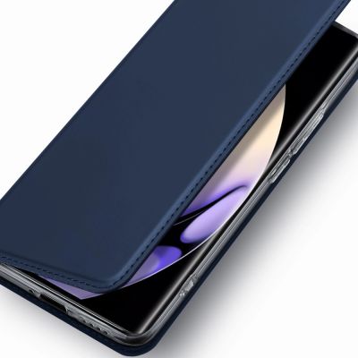 17. Dux Ducis Skin Pro etui do Realme 10 Pro pokrowiec z klapką portfel na kartę podstawka niebieskie