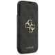 4. Etui Guess Book 4G Metal Logo na iPhone 17 Pro Max - czarne