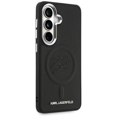 4. Etui Karl Lagerfeld Embossed Ring Initials MagSafe na Samsung Galaxy S26+ - czarne