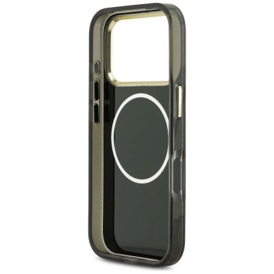 7. Etui Guess IML Peony Dot MagSafe na iPhone 17 Pro - czarne