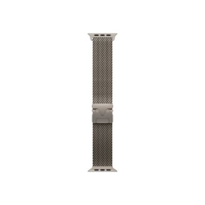 3. Zegarek Apple 49mm Natural Titanium Milanese Loop - Medium