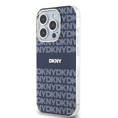 2. Etui DKNY IML Mono & Stripe MagSafe na iPhone 15 Pro Max - niebieskie