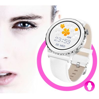 9. Smartwatch Damski Rubicon RNCE92 PRO White/2 x Pasek SMARUB171