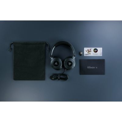 9. Zestaw słuchawkowy Razer Kraken V4 X Przewodowa Opaska na głowę Gaming USB Type-C / USB Type-A Czarny
