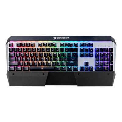 2. COUGAR CGR-WM1MB-ATR klawiatura Gaming USB QWERTY Angielski Aluminium, Czarny
