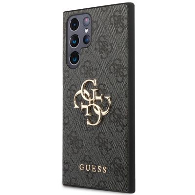 2. Etui Guess 4G Big Metal Logo na Samsung Galaxy S23 Ultra - szare