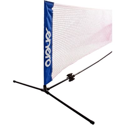 5. SIATKA ZE SŁUPKAMI ENERO 310X73CM 2W1 DO TENISA ZIEMNEGO, SIATKONOGI