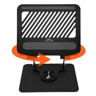 2. MEDIA-TECH REGULOWANA, OBRACANA, ERGONOMICZNA PODSTAWKA POD LAPTOPA LAPTOP STAND ROTO MT2662