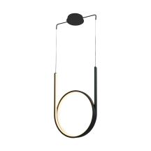 LUMINAIRE PENDANT 48W LED BLACK 2880LM
