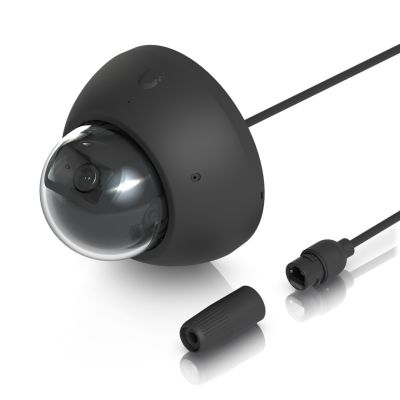 7. Kamera Ubiquti UniFi AI Dome Black (UVC-AI-Dome-B) 8MP 3840 x 2160 (16:9) IP66 IK10 10W