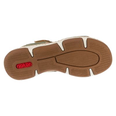 4. Rieker Sandals 66280-52 Zielone 37