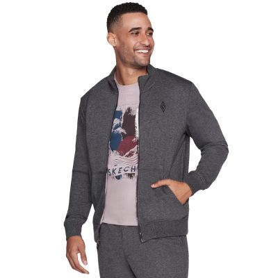 Skechers The Hoodless Hoodie M3JA195-CHAR Szare L