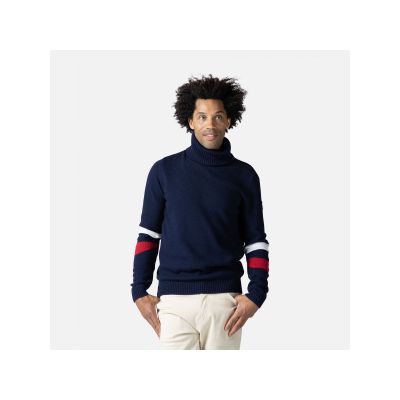 3. Sweter Rossignol Signature Rl Knit granatowy