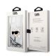 8. Etui Karl Lagerfeld Glitter Karl's Head na iPhone 14 Plus - srebrne